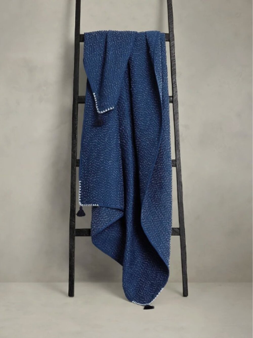 BRAND NEW Cotton voile Kantha stitch throw from Banana Republic Home